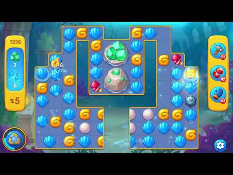 Fishdom 7296 Level - 19 moves - NO BooSTERS