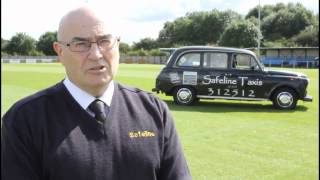 SafeLine Taxis sponsor Newton Aycliffe FC