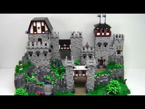 LEGO Black Falcon Castle MOC (Medieval Build Part 2 of 2!)