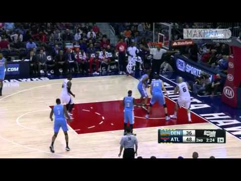 Pero Antic vs. Nuggets [NBA Season 2014/15]