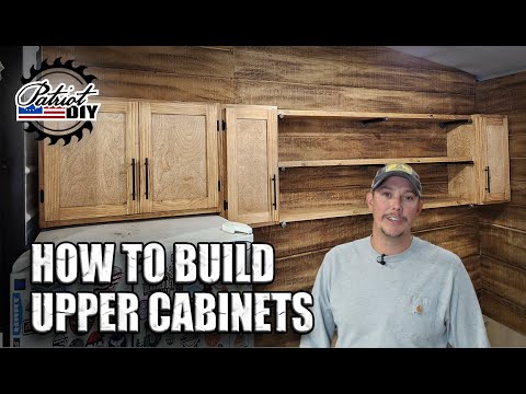 How To Build Upper Cabinets / DIY Wall Cabinets