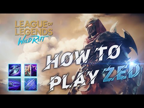 DETAILED ZED STARTER GUIDE | WILD RIFT