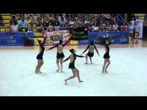 primeras clasificadas del campeonato de andalucia gimnasia ritmica senior 9 junio 2012