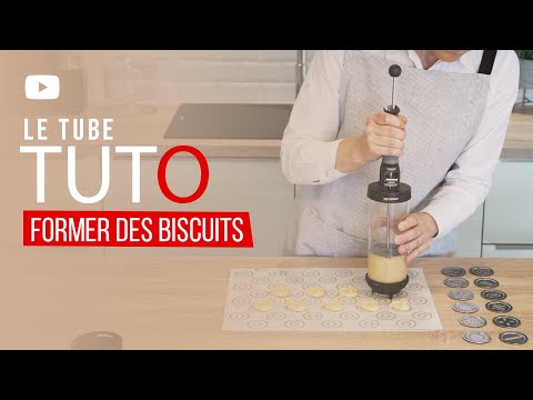 TUTO 8 - LE TUBE - Former des biscuits