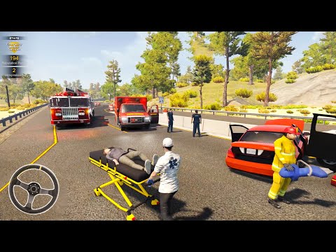 Ambulance VAN and SUV Driving - Real Medical Emergency Simulator #3 - FHD Gameplay