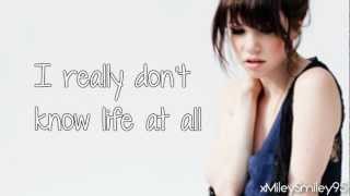 Carly Rae Jepsen - Both Sides Now (with lyrics)