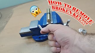 How to remove broken key from door lock in two methods