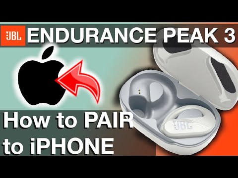 Pairing JBL ENDURANCE PEAK 3 to iPhone (How to instructions)
