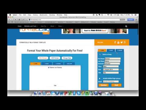 Formatically tutorial