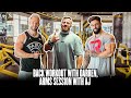 Dubai Vlog : Twice a Day Training | Back & Arms