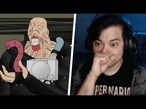 Reacting to Dead By Daylight Parody 14 - Resident Evil (Animated)