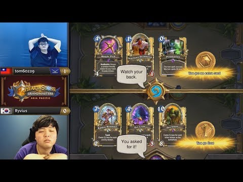 tom60229 vs Ryvius | Hearthstone Grandmasters Asia-Pacific Week 1 Day 2 | GAME 2