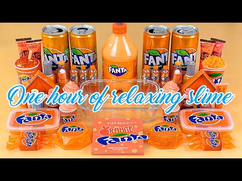 ASMR Slime 🍹🍫🍬 One hour of relaxing slime video #6. Compilation video 1080p.