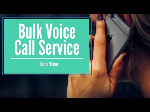 Online/cloud-based bulk voice call software, for windows