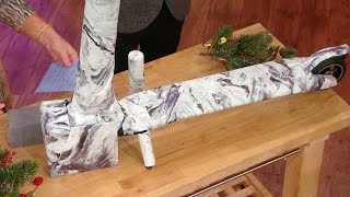 How to DIY Your Own Marble Wrapping Paper