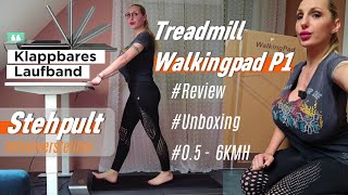 WalkingPad P1 + Stehpult von King Smith Laufband/Treadmill [Review] my own catwalk for home