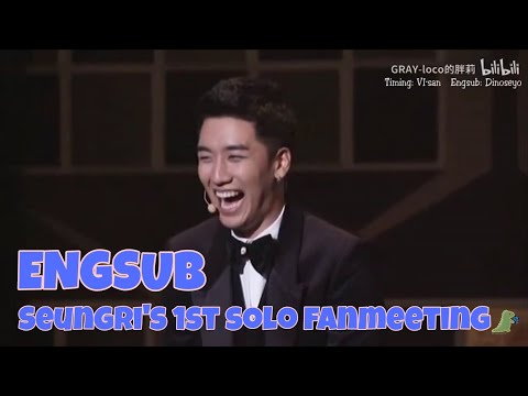 [ENGSUB] SEUNGRI'S 1ST SOLO FANMEETING IN TOKYO 120827 (TALK PART)