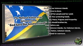 Solomon Islands National Anthem "God Save Our Solomon Islands" INSTRUMENTAL with lyrics