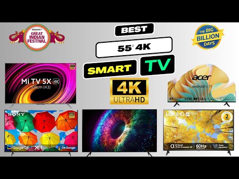 Top 5 Best 55 Inch 4K TV 2023 Tamil⚡ Best 55 Inch 4K Smart TV in India