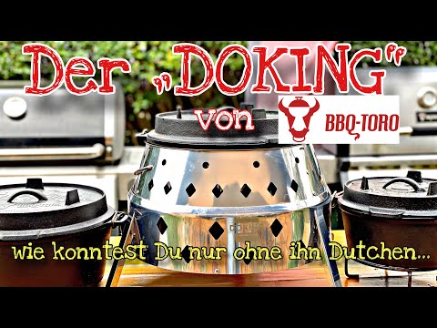 The DOKING by BBQ TORO / The ultimate Dutch Oven accessory for coal lovers