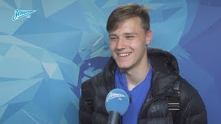Илья Скроботов на «Зенит-ТВ»: «Оторвался от защитника, подставил голову и мяч влетел в ворота»
