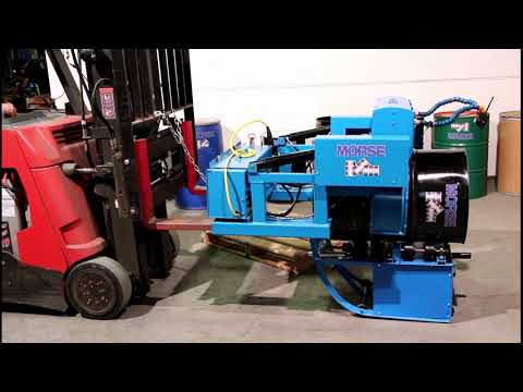 Fully Powered Forklift Attachment to Lift, Move and Pour a Drum
