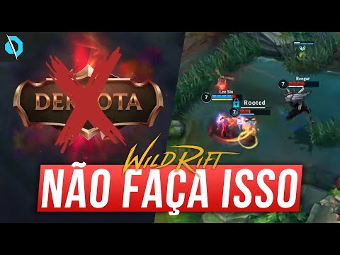 Os 9 MAIORES ERROS dos jogadores LOW ELO no WILD RIFT