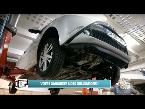 Votre garagiste a des obligations !
