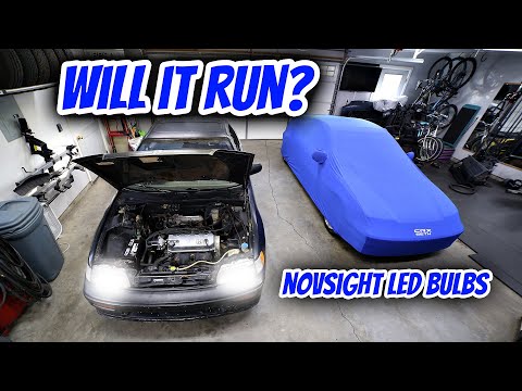 1988 CRX Si Restore Part 6 - First Start? Novsight LED Headlights