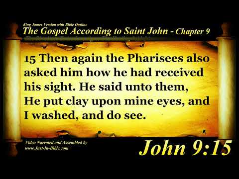 The Gospel of John Chapter 9 - Bible Book #43 - The Holy Bible KJV Read Along Audio/Video/Text