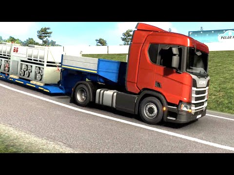 ETS 2 - New Generation Scania R370 Transporting Air Conditioner Units from Malmo