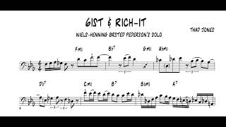 Niels-Henning Ørsted Pedersen's Bass Solo on 61st &amp; Rich'It (Thad Jones/Danish Radio Jazz Orchestra)