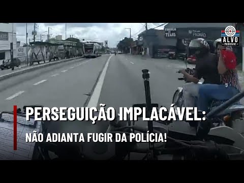 POLÍCIA EM AÇÃO Perseguição a 2 Meliantes em Fuga