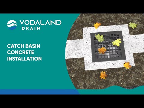 Vodaland - Catch Basin Concrete Installation