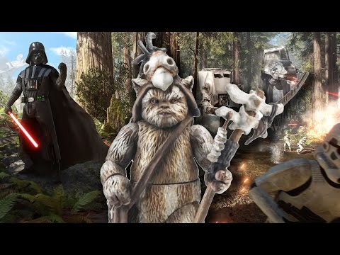 Ewoks easter egg on Endor! New gameplay from Star Wars Battlefront