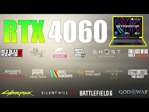 RTX 4060 Laptop | 18 Games Tested | Should you Buy it in 2025?