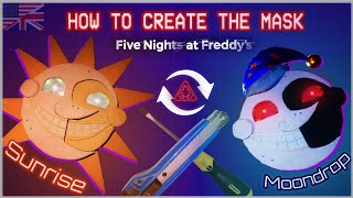 HOW TO MAKE THE MASK of Moondrop and Sunnyrise - Tutorial FNAF Security Breach Cosplay