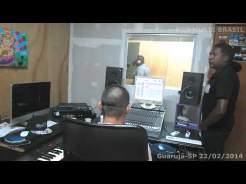 Rafinha do Grau estúdio com Dj Cuco em Santos Linda Garota do Litoral