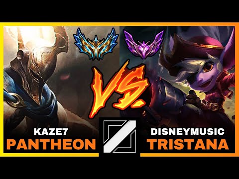 ✅PANTHEON MID vs TRISTANA - BR CHALLENGER - Kaze 7