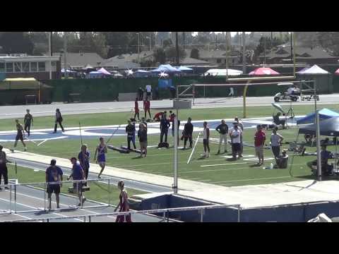 VarB Pole Vault at CA Relays 3-19-16 - Los Alamitos Boys