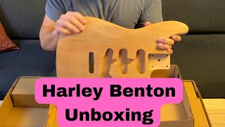 Video thumbnail for Unboxing Harley Benton Electric Guitar Kit ST-Style - NGD!! My 1# Stratocaster! by David T Guitar