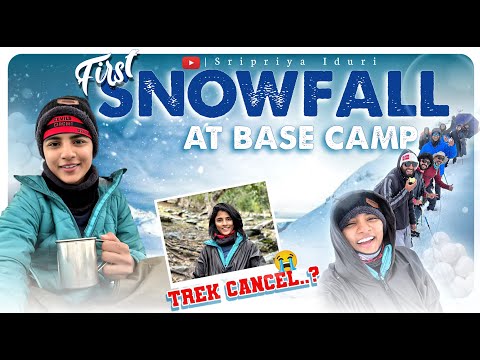 మంచు valla trek ఏమైంది అంటే 🥴 I Great Lakes trek I Sripriya Iduri I