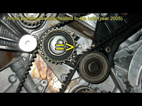 Timing belt change - Alfa Romeo 166 (156) 2.0 TS 16v NO SPECIAL TOOLS NEEDED!