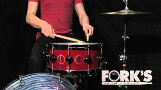 Video thumbnail for DW 6.5x14 "Snakes & Arrows" Neil Peart Signature Maple Snare Drum by ForksDrumCloset