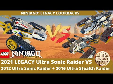 Ninjago Ultra Sonic Raider COMPARISON: 2021 VS 2016 VS 2012 - Legacy Lookbacks