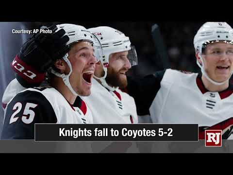 Golden Knights Fall to Coyotes for Fourth Straight Home Loss