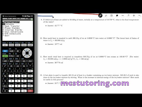 Thermodynamics Solver Demo