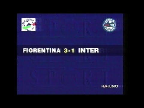 1998-99 (10^ - 22-11-1998) Fiorentina-INTER 3-1 Servizio 90°Minuto Rai1