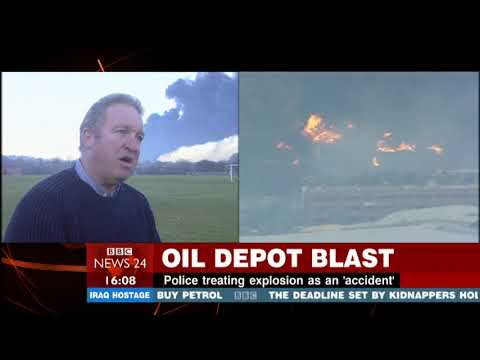 Buncefield Oil Depot Disaster - BBC News 24 - 11/12/2005 - 0400pm