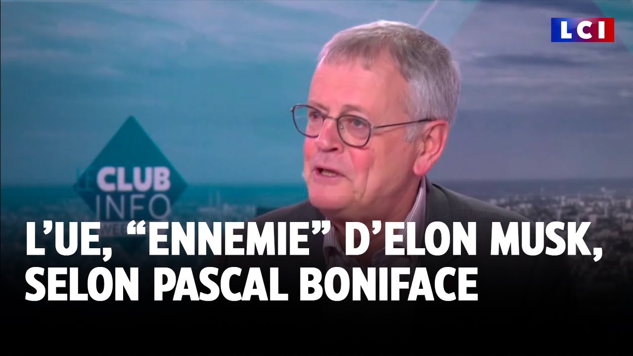 Pour Elon Musk, "l'Union européenne est une ennemie", analyse Pascal Boniface｜LCI